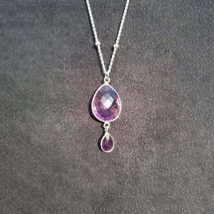 Collier en argent Améthyste