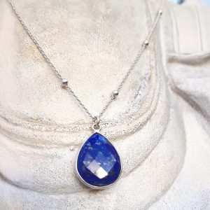Collier en argent Lapis-lazuli