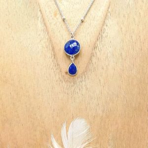 Collier en argent Lapis-lazuli