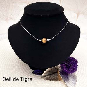 Ras de cou en Œil de tigre