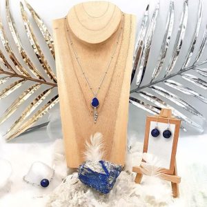 Parure en argent Lapis-lazuli